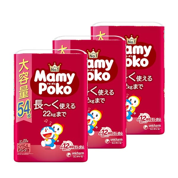 〔パンツ ビッグサイズ〕マミーポコパンツ ドラえもん オムツ 54枚