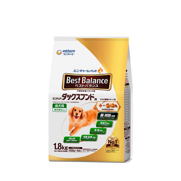 ベストバランス カリカリ仕立て ミニチュア・ダックスフンド用 1.8kg
