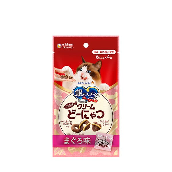 銀のスプーン おやつ お魚味クリームどーにゃつまぐろ味 24g