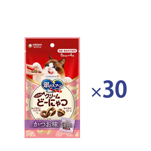 銀のスプーン おやつ お魚味クリームどーにゃつかつお味 24g