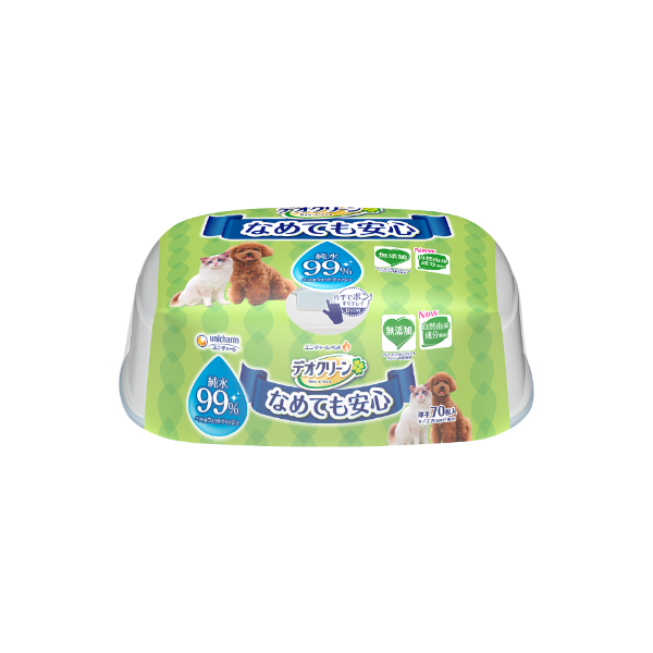 デオクリーン 純水99% ウェットティッシュ 本体70枚
