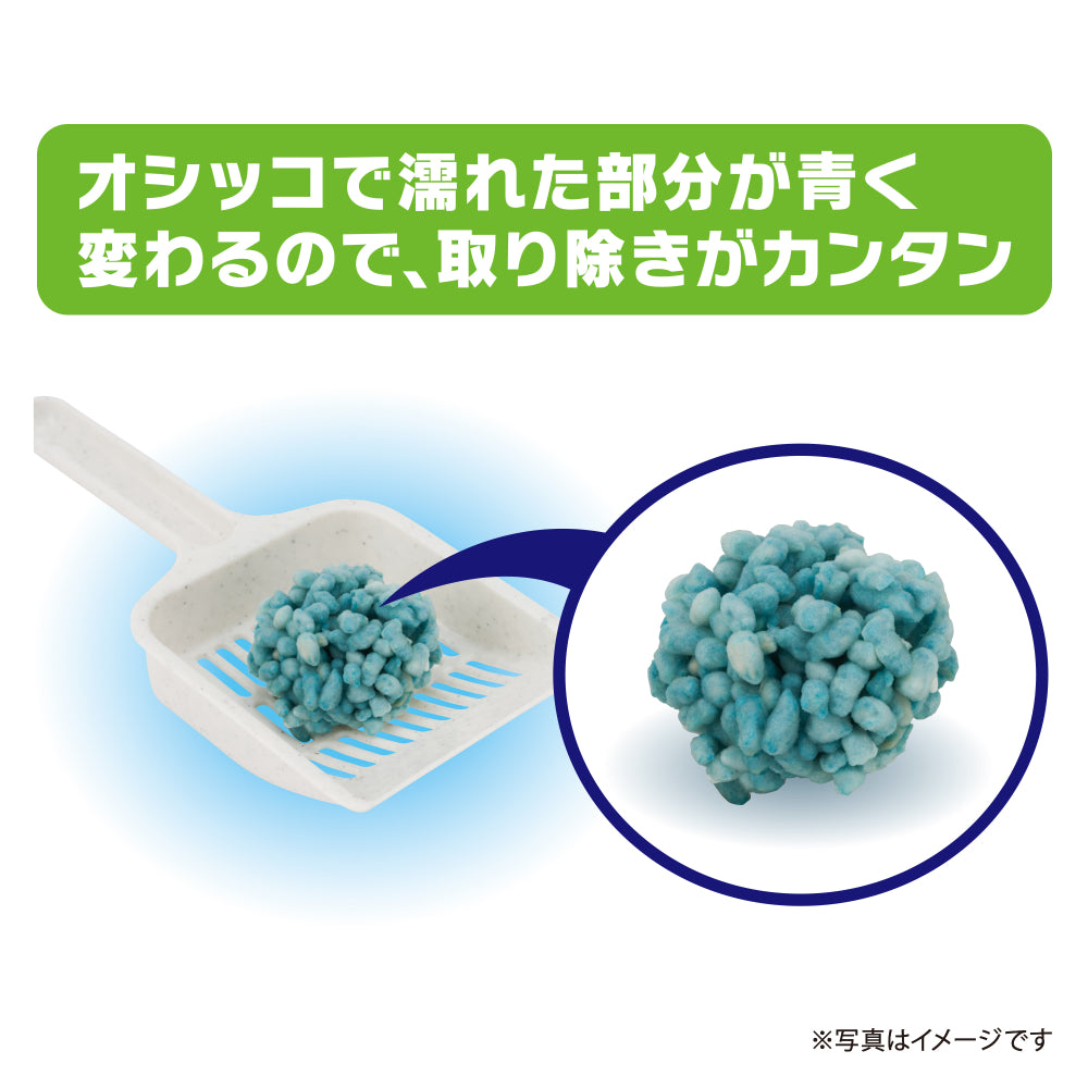 デオサンド 香りで消臭する紙砂 ナチュラルグリーンの香り 5L×6