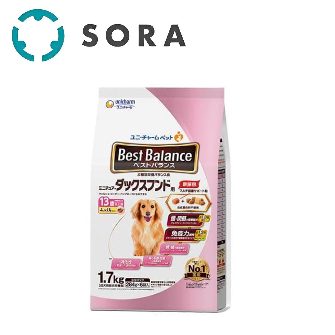 ベストバランス ふっくら仕立て ミニチュア・ダックスフンド用 13歳以上用 1.7kg