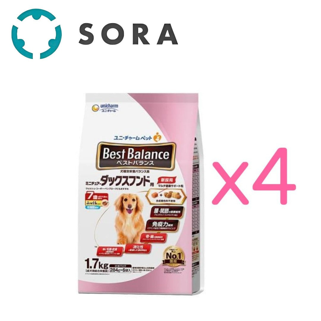 ベストバランス ふっくら仕立て ミニチュア・ダックスフンド用 7歳が近づく頃から始める低脂肪 1.7kg