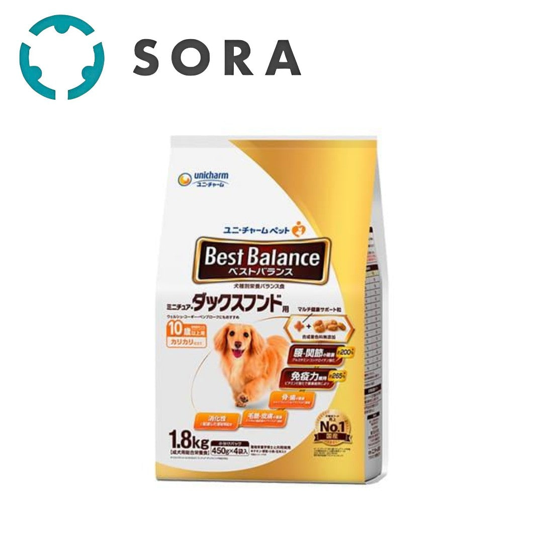 ベストバランス カリカリ仕立て ミニチュア・ダックスフンド用 10歳以上用 1.8kg