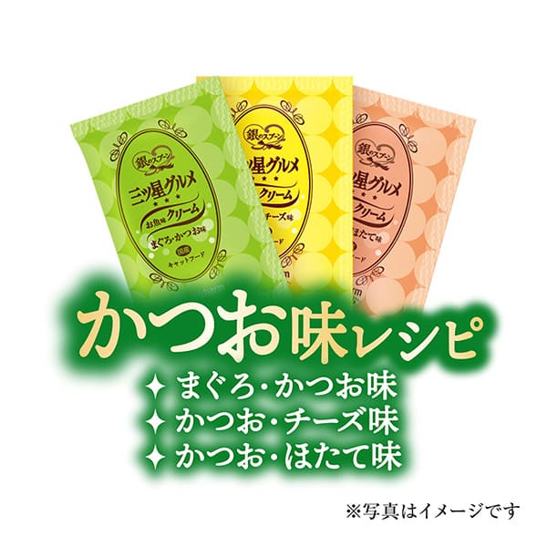 【ケース販売】銀のスプーン 三ツ星グルメお魚味クリームかつお味レシピ3種のアソート 180g