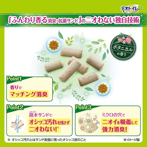 【ケース】デオトイレふんわり香る消臭・抗菌サンドボタニカルの香り 3.8L×4