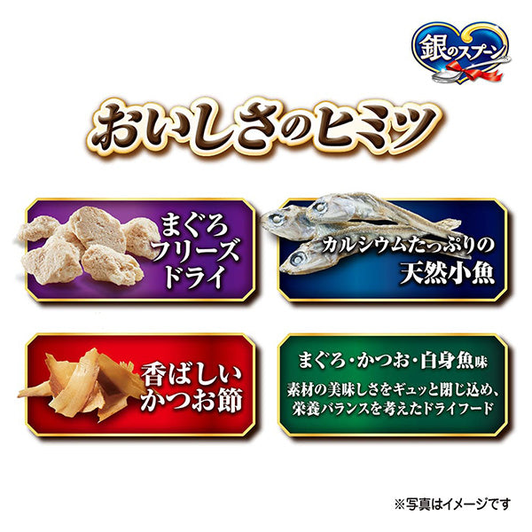 銀のスプーン 贅沢素材バラエティ まぐろ・かつお・白身魚味 750g