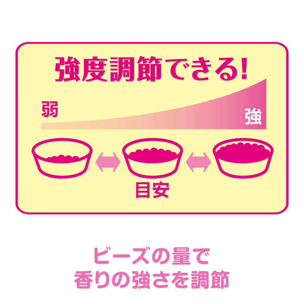 猫トイレまくだけ香り広がる消臭ビーズ ピュアフローラルの香り 450mL×9