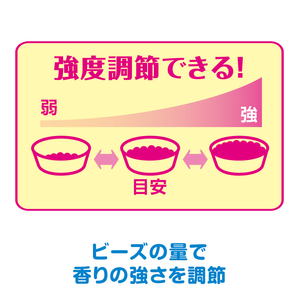 猫トイレまくだけ香り広がる消臭ビーズ ナチュラルソープの香り 450mL×9