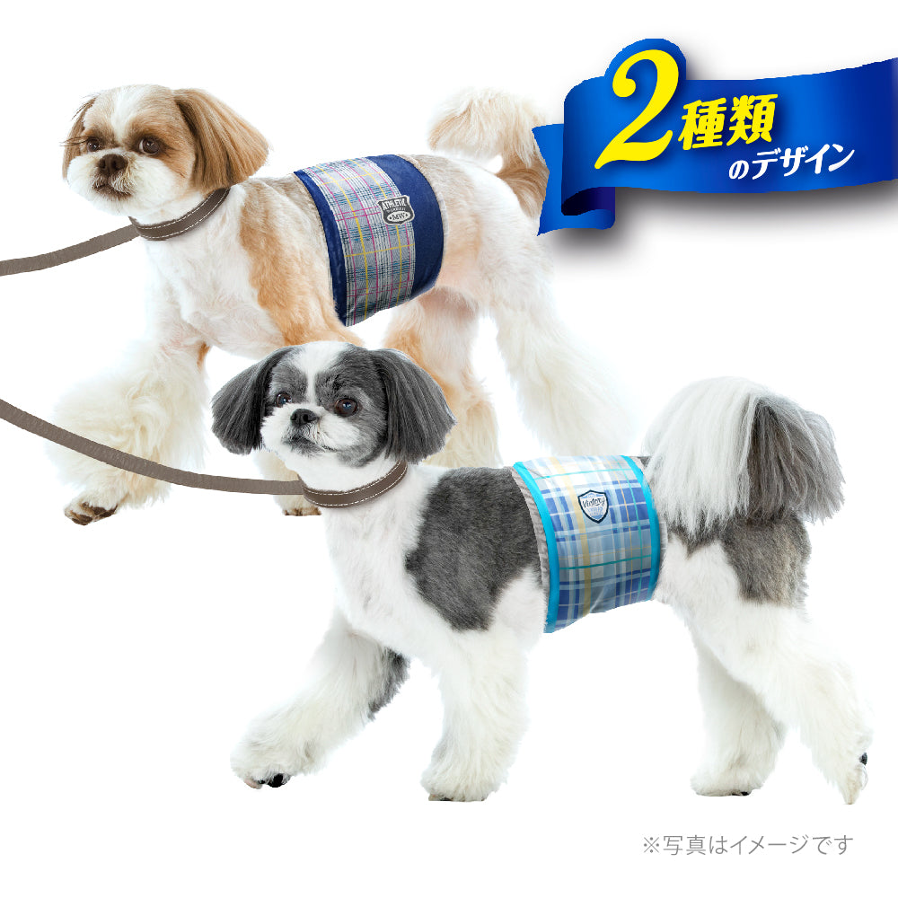 マナーウェア 男の子用 M 青チェック・紺チェック 42枚