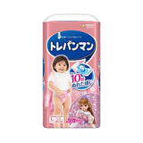 トレパンマン ピンク Ｌサイズ トイレトレーニング用オムツ 34枚