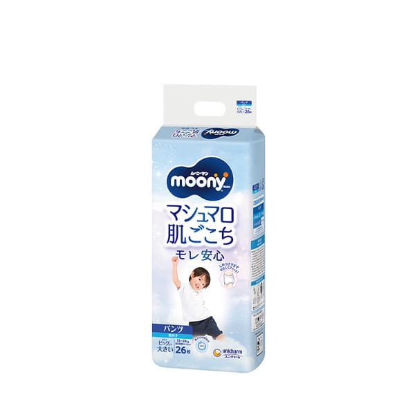 〔パンツ ビッグより大きいサイズ〕ムーニーマンマシュマロ肌ごこちモレ安心男の子ビッグ大 26枚