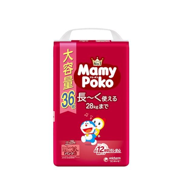 〔パンツ ビッグより大きいサイズ〕マミーポコパンツ ドラえもん オムツ 36枚
