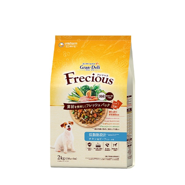 Frecious アダルト成犬用 低脂肪設計 チキン&ビーフ入り 2kg