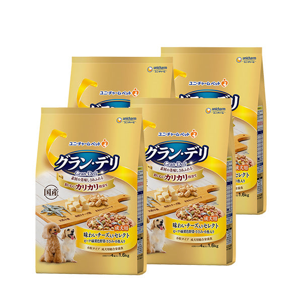グラン・デリカリカリ仕立て成犬用味わいチーズ入りセレクト 1.6kg