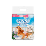 マナーウェア 女の子用 Ｓ モーヴピンクドット・ピンクチェック 36枚