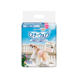 マナーウェア 女の子用 Ｍ モーヴピンクドット・ピンクチェック 34枚