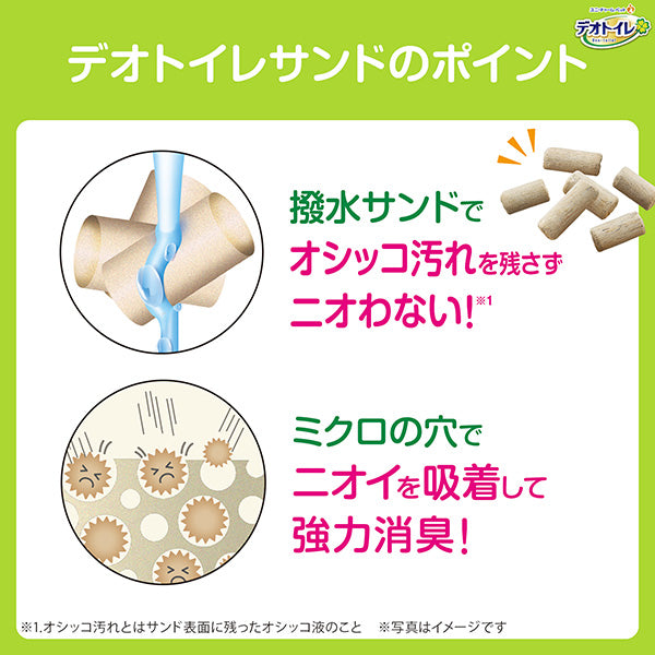 デオトイレ 消臭・抗菌サンド 小粒 3.8L×4