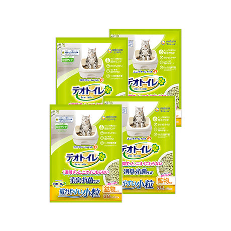 デオトイレ 消臭・抗菌サンド 小粒 3.8L×4
