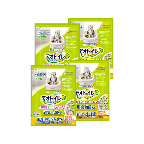 デオトイレ 消臭・抗菌サンド 小粒 3.8L×4