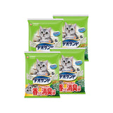 デオサンド オシッコのあとに香りで消臭する砂 ナチュラルグリーンの香り 5L×4