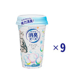 猫トイレまくだけ香り広がる消臭ビーズ ナチュラルソープの香り 450ｍL×9