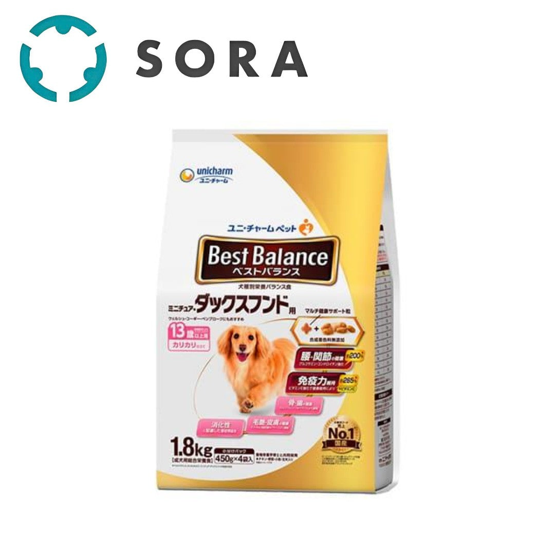 ベストバランス カリカリ仕立て ミニチュア・ダックスフンド用 13歳以上用 1.8kg