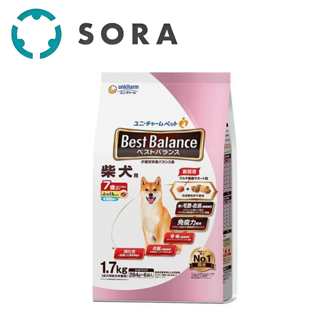 ベストバランス ふっくら仕立て 柴犬用 7歳が近づく頃から始める低脂肪 1.7kg