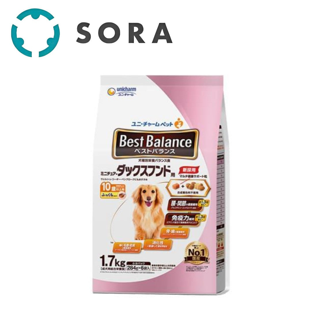 ベストバランス ふっくら仕立て ミニチュア・ダックスフンド用 10歳以上用 1.7kg