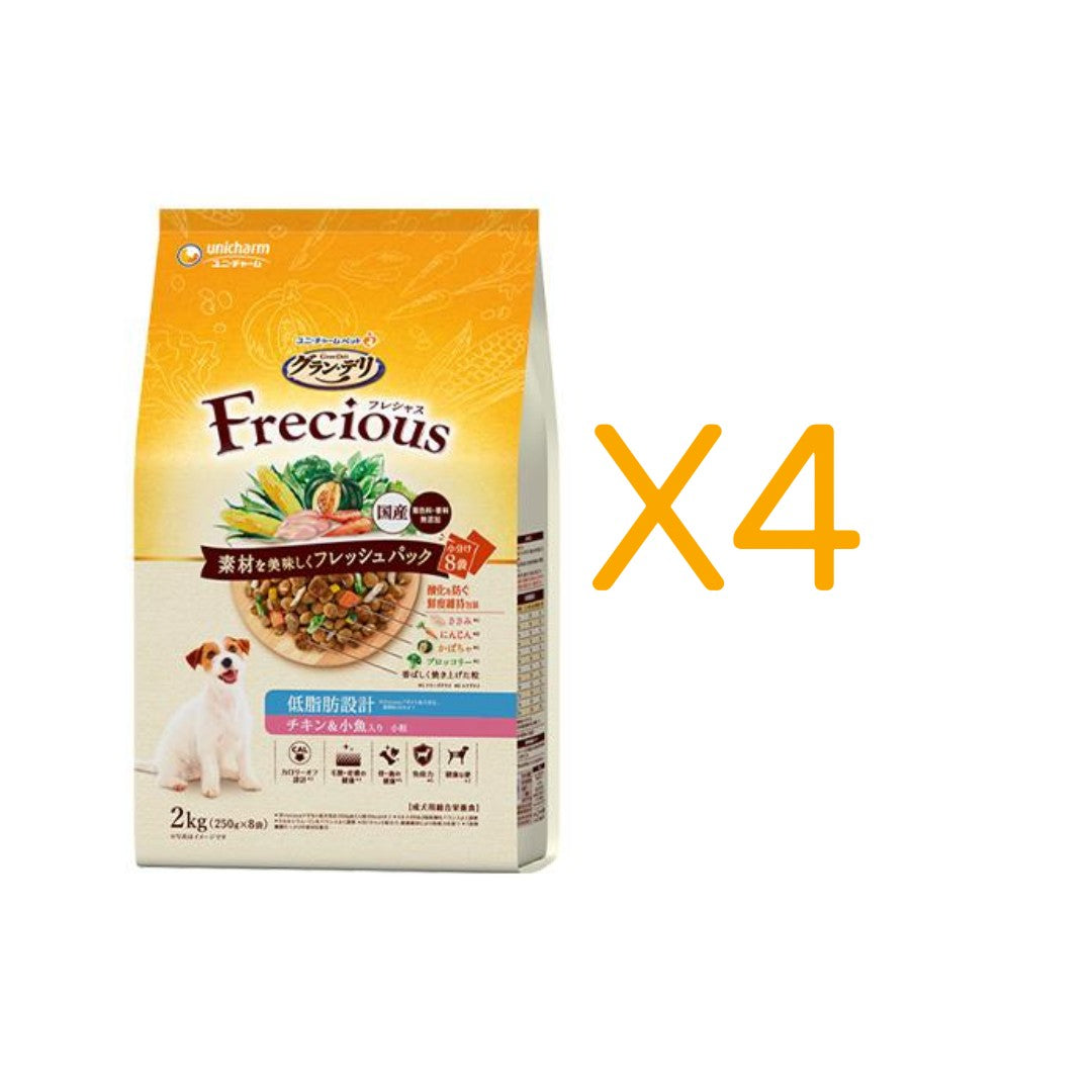 グラン・デリ Frecious アダルト成犬用 低脂肪設計 チキン&小魚入り 2kg