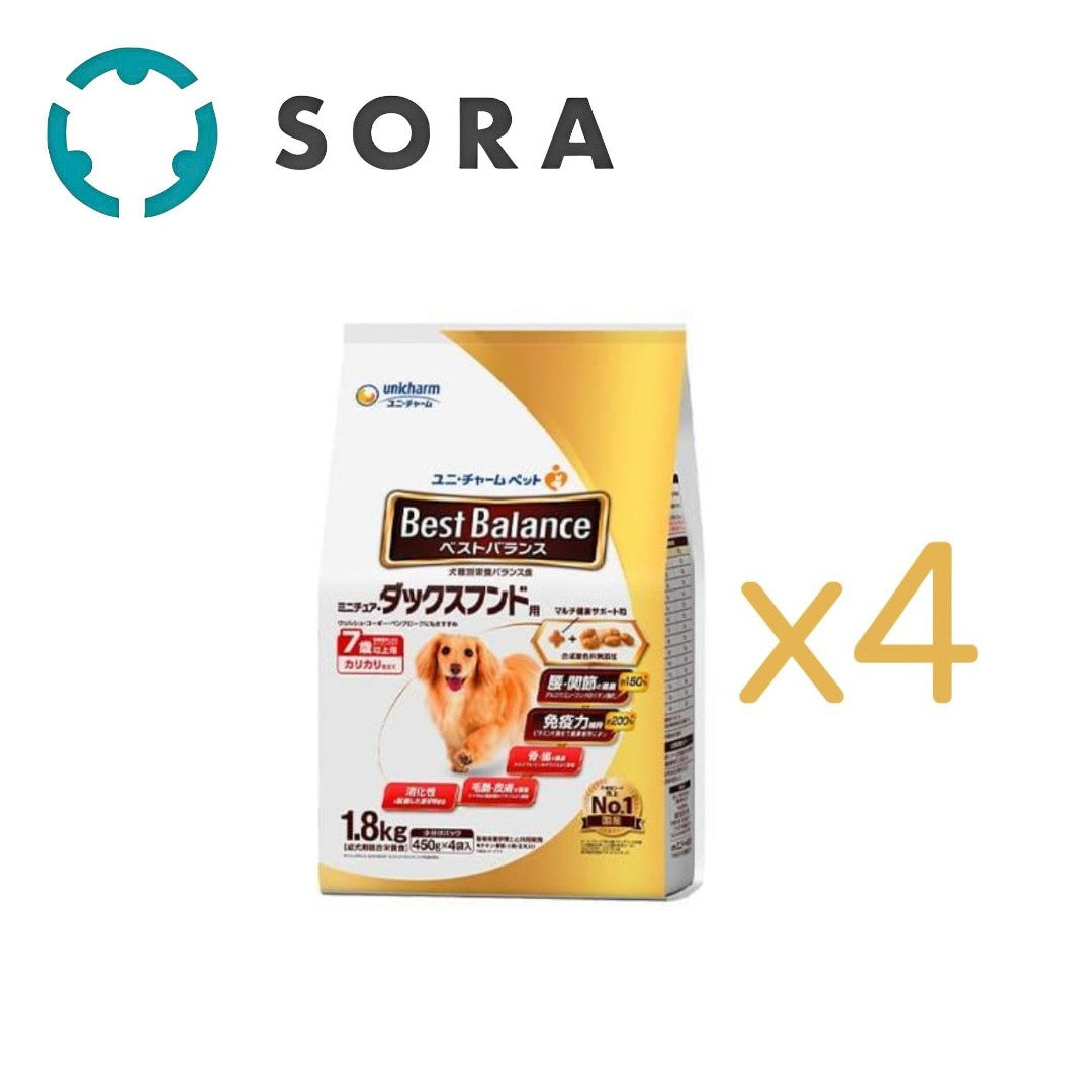 ベストバランス カリカリ仕立て ミニチュア・ダックスフンド用 7歳以上用 1.8kg