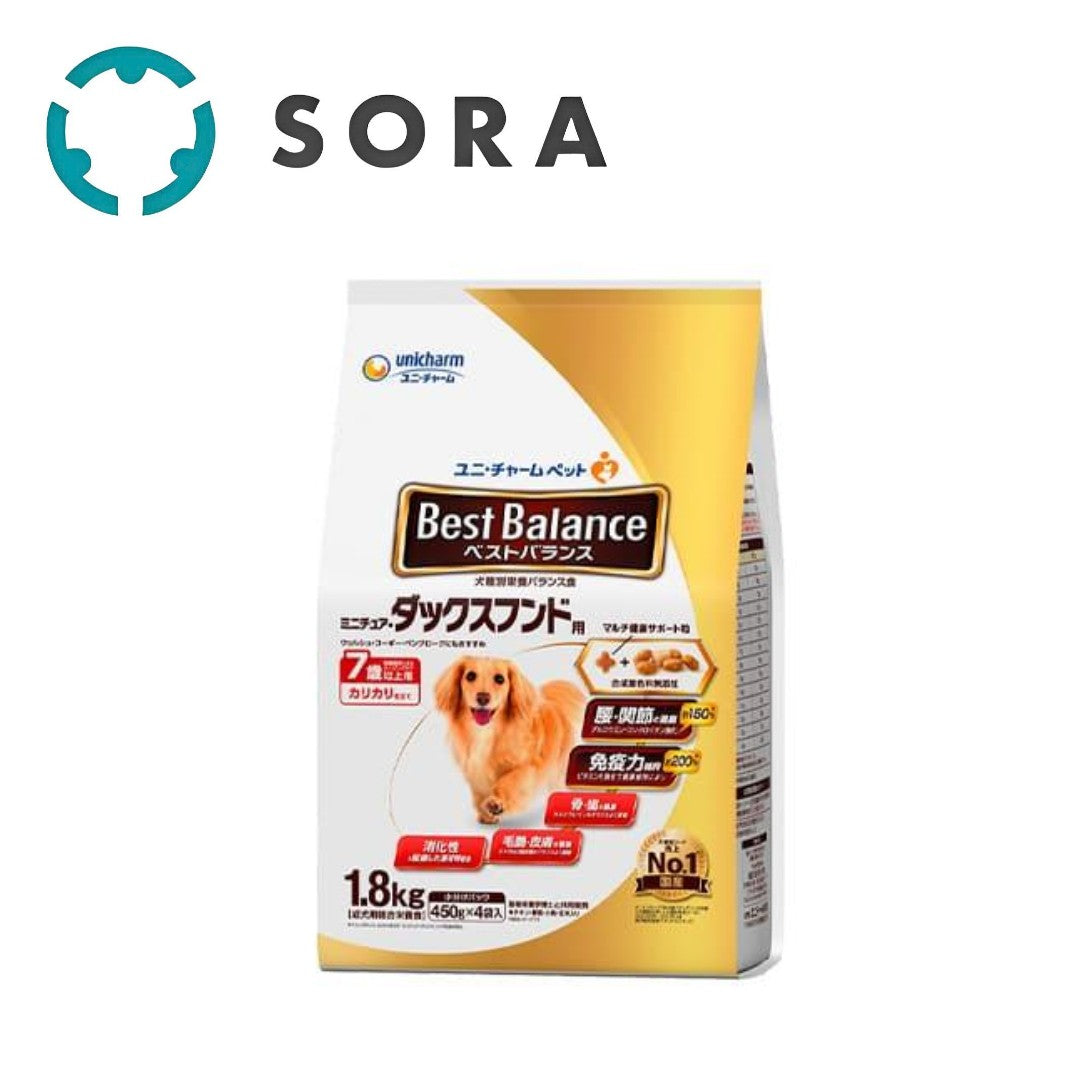 ベストバランス カリカリ仕立て ミニチュア・ダックスフンド用 7歳以上用 1.8kg