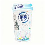猫トイレまくだけ香り広がる消臭ビーズ ナチュラルソープの香り 450ｍL