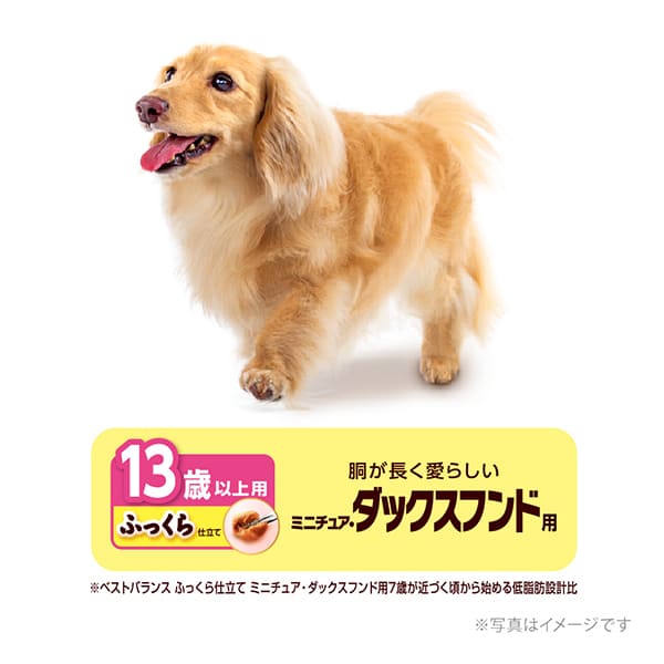 ベストバランス ふっくら仕立て ミニチュア・ダックスフンド用 13歳以上用 1.7kg