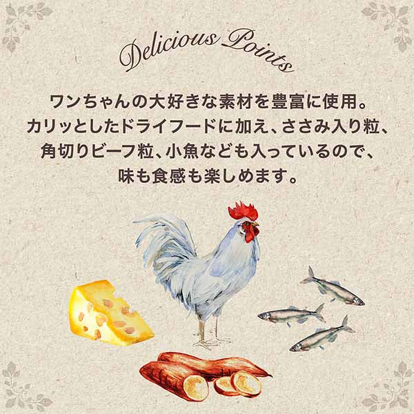 グラン・デリカリカリ仕立て成犬用味わいビーフ入りセレクト 1.6kg