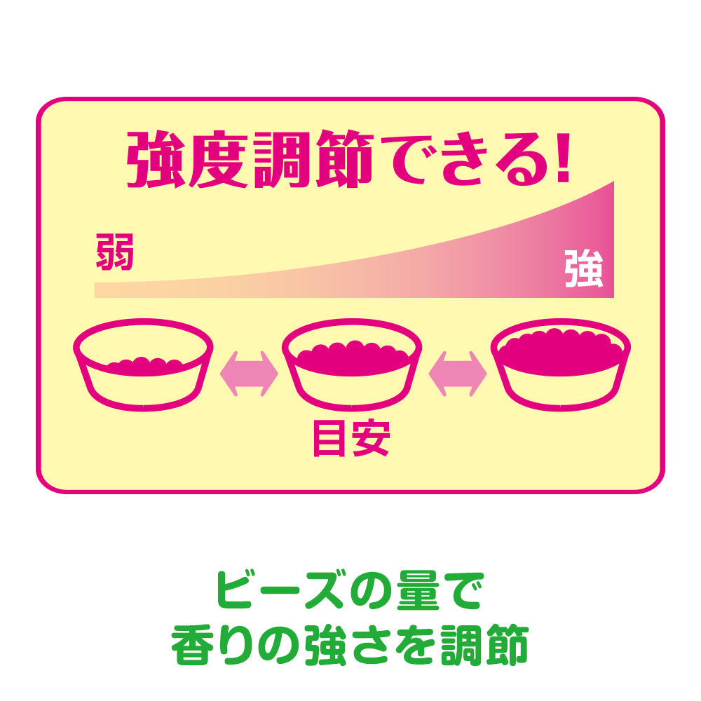 猫トイレまくだけ香り広がる消臭ビーズ ナチュラルガーデンの香り 450ｍL×9