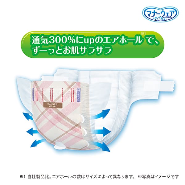 マナーウェア長時間快適オムツ女の子用SSS 38枚